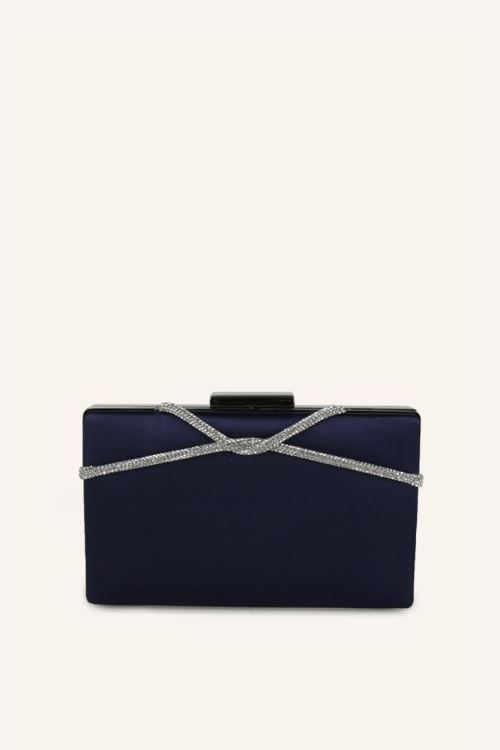 Taşlı Kare Abiye Çanta