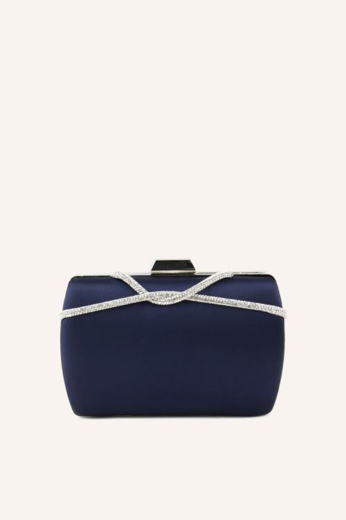 Taşlı Oval Abiye Çanta