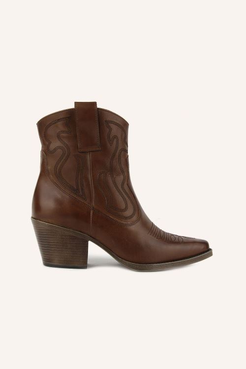 Texas Topuklu Deri Bot