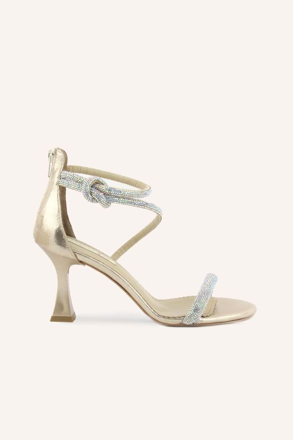 Latine Mini Topuklu Sandalet