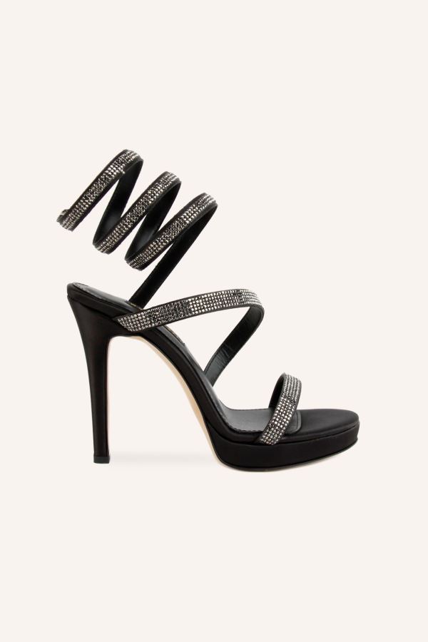 Makaron Platform Topuklu Sandalet