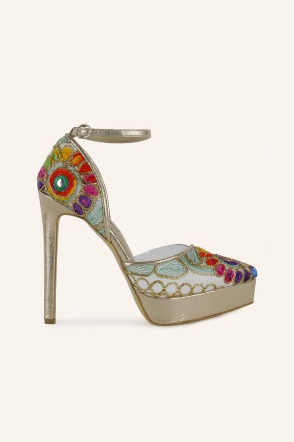 Platform Topuklu Nüans Ayakkabı