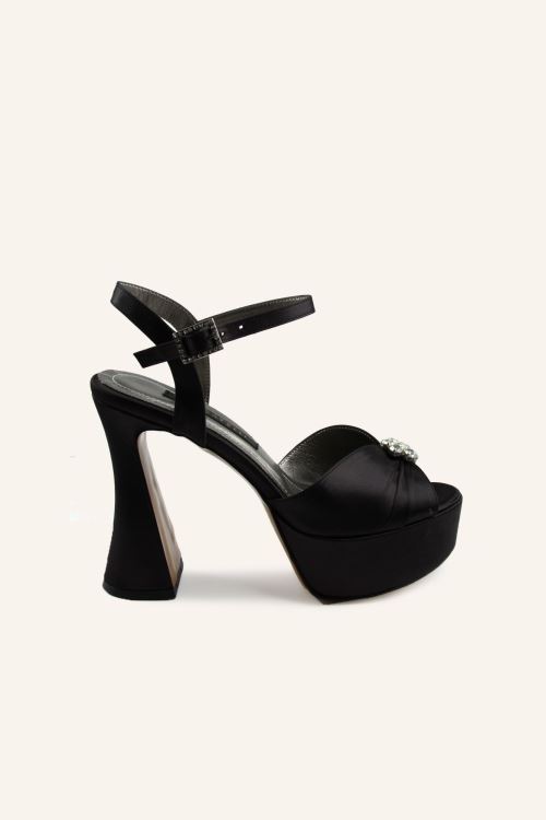 Retro Platform Topuklu Ayakkabı