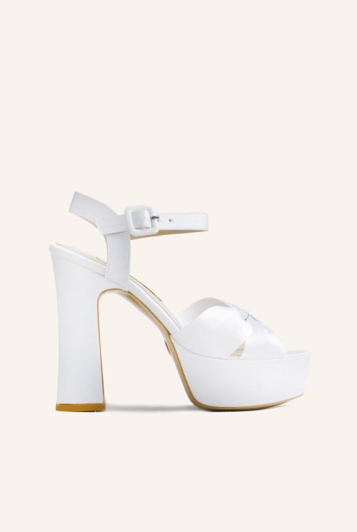 Adel Platform Topuklu Gelin Ayakkabısı