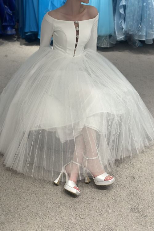 Stefano Platform Topuklu Gelin Ayakkabısı