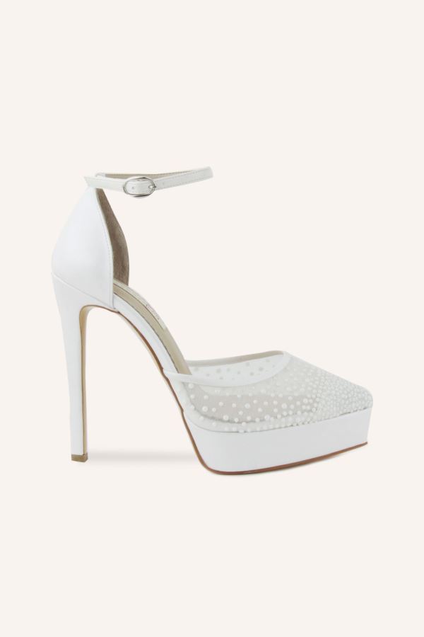 Martin Platform Topuklu Gelin Ayakkabısı