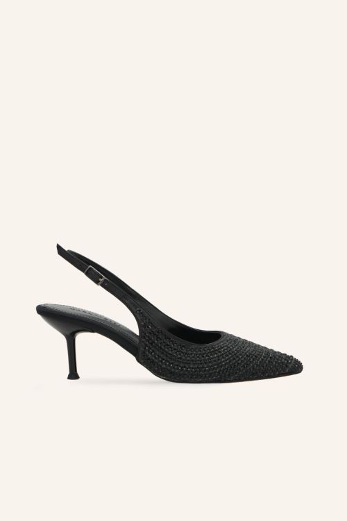 Taşlı Topuklu Ayakkabı