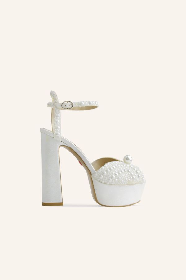 Pearl Platform Gelin Ayakkabısı