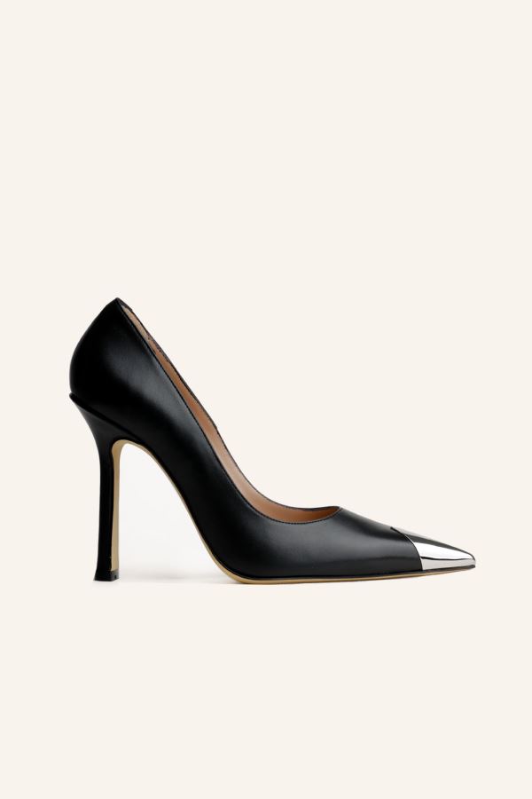 Elegant Deri Stiletto Ayakkabı